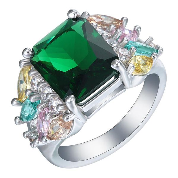 wedding rings silver plated us 7 8 9 vintage green cz zircon jewelry engagement gift luxury promise, Slivery;golden
wedding rings silver plated us 7 8 9 vintage green cz zircon jewelry engagement gift luxury promise, Slivery;golden