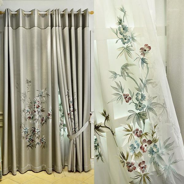 new chinese-style plant jacquard high precision single flower heat transfer floral patterns curtains for bedroom living room1
new chinese-style plant jacquard high precision single flower heat transfer floral patterns curtains for bedroom living room1