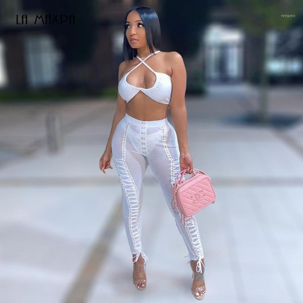 white or black sheer long pants lace up detailing mesh leggings with eyelets women 2020 spring new runway party pants1, Black;white
white or black sheer long pants lace up detailing mesh leggings with eyelets women 2020 spring new runway party pants1, Black;white