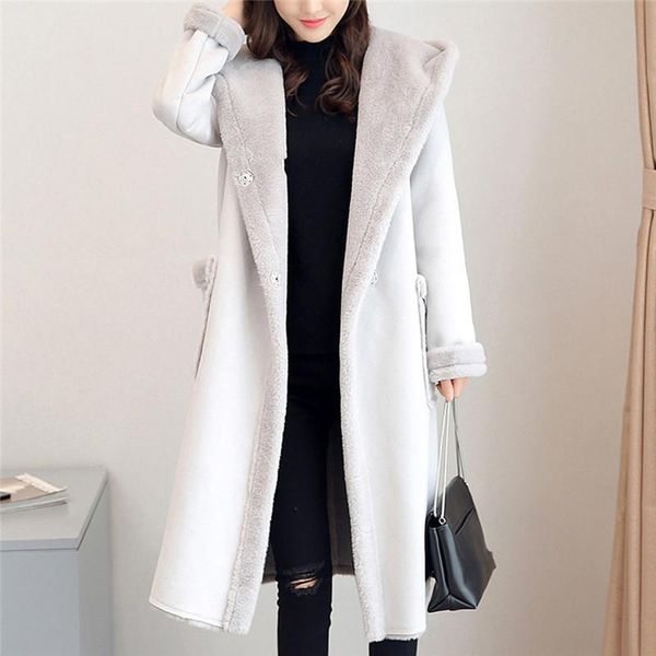 woman plus size long wool coat elegant blend coats slim female outerwear jacket plush woolen veste femme kg-313, Black
woman plus size long wool coat elegant blend coats slim female outerwear jacket plush woolen veste femme kg-313, Black