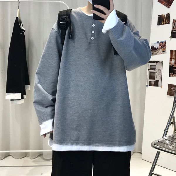 2021 new spring and autumn new shirt with long loose sleeves in tide marks around the neck of two black pieces 8em8, White;black
2021 new spring and autumn new shirt with long loose sleeves in tide marks around the neck of two black pieces 8em8, White;black