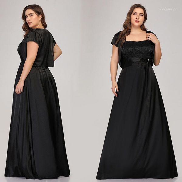 party dresses evening dress black elegant gown a-line lace appliques short sleeves for women's fashion gowns1, White;black
party dresses evening dress black elegant gown a-line lace appliques short sleeves for women's fashion gowns1, White;black
