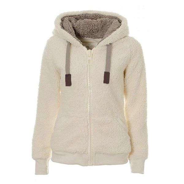 winter fleece sweater fluffy thick hooded warm zipper cardigan women winter coat sherpa cardigan sweaters, White;black
winter fleece sweater fluffy thick hooded warm zipper cardigan women winter coat sherpa cardigan sweaters, White;black