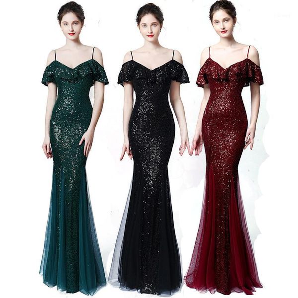 party dresses green, black, burgundy evening dress long gowns elegant sequined lace mermaid v-neck backless robes1, White;black
party dresses green, black, burgundy evening dress long gowns elegant sequined lace mermaid v-neck backless robes1, White;black