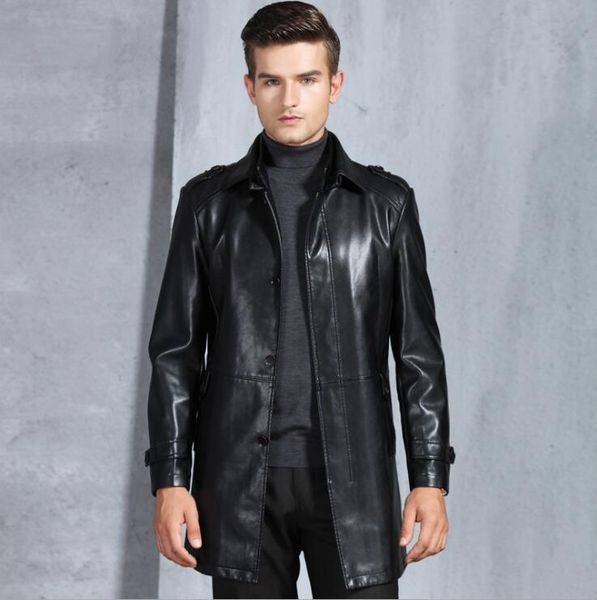 men's fur & faux black mens leather jacket slim motorcycle coat men jackets business lapel clothes mid-length jaqueta de couro street f
men's fur & faux black mens leather jacket slim motorcycle coat men jackets business lapel clothes mid-length jaqueta de couro street f