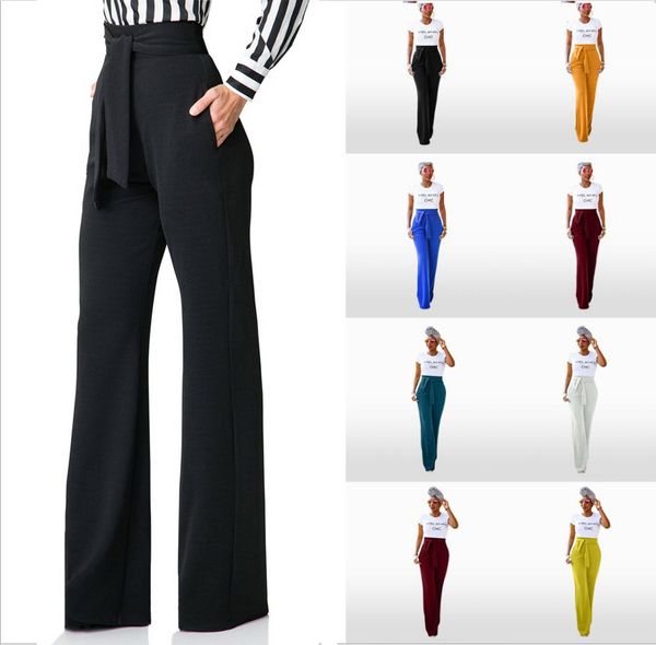 2021 new female breeches autumn fashions elegant temperament micro trumpet leg loose pants high waist seven colors u2p2, Black;white
2021 new female breeches autumn fashions elegant temperament micro trumpet leg loose pants high waist seven colors u2p2, Black;white