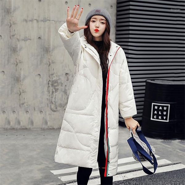 jaqueta winter coats women down jacket 2018 korean new fashion female long parka thicken loose black wine red outerwear xy6991
jaqueta winter coats women down jacket 2018 korean new fashion female long parka thicken loose black wine red outerwear xy6991