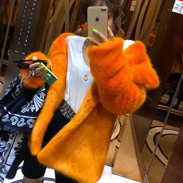 orange medium long women turn down collar faux fur coats thick warm street fashion imitation outerwear a2911, Black
orange medium long women turn down collar faux fur coats thick warm street fashion imitation outerwear a2911, Black
