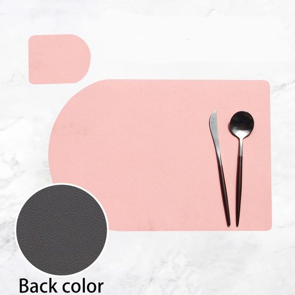 2 4 6pcs dual side 2 color tableware pad placemat pu leather table mat heat insulation non slip placemats bowl coaster kitchen wmtwev
2 4 6pcs dual side 2 color tableware pad placemat pu leather table mat heat insulation non slip placemats bowl coaster kitchen wmtwev