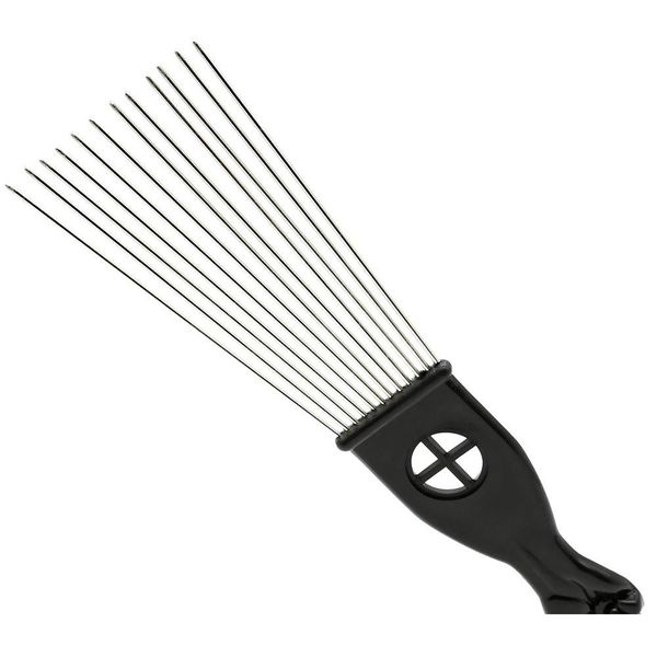 black plast fist handle afro brush stianless steel wide teeth metal hair pick afr qyluqp bdehair, Silver
black plast fist handle afro brush stianless steel wide teeth metal hair pick afr qyluqp bdehair, Silver