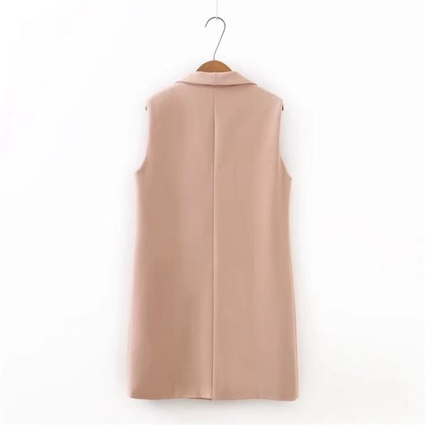 plus size female vest 2020 new spring women's jacket waistcoat black long veste femme korean fashion sleeveless coat casual lj201204, Black;white
plus size female vest 2020 new spring women's jacket waistcoat black long veste femme korean fashion sleeveless coat casual lj201204, Black;white