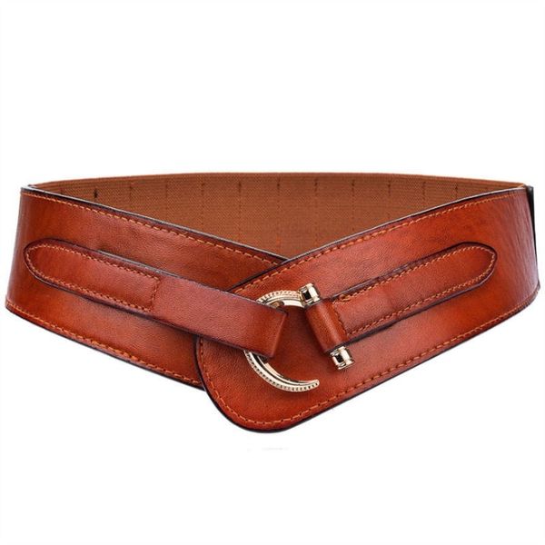 supsindy woman's female elastic wide belt punk vintage luxury leather belts for women dress lady's original coat waistband y200501, Black;brown
supsindy woman's female elastic wide belt punk vintage luxury leather belts for women dress lady's original coat waistband y200501, Black;brown