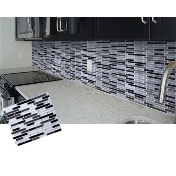 

mosaic self adhesive tile backsplash wall sticker bathroom kitchen home decor diy w4