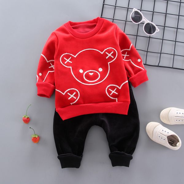 plush thickened sweater two piece set baby children's clothing autumn boys girls cotton coat winter wear, White
plush thickened sweater two piece set baby children's clothing autumn boys girls cotton coat winter wear, White