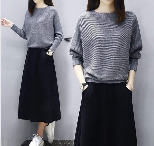 spring 2020 new knitted casual western style suit suit short skirt skirtwomen's elegant loose large size early spring two-piece skirt l, Gray
spring 2020 new knitted casual western style suit suit short skirt skirtwomen's elegant loose large size early spring two-piece skirt l, Gray