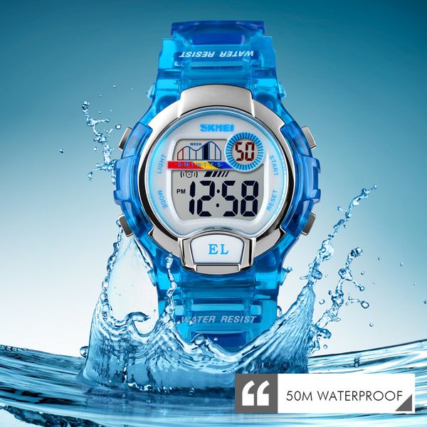 skmei children's watches fashion sports boys girls student alarm date clock waterproof led digital wrist watch relojes, Slivery;brown
skmei children's watches fashion sports boys girls student alarm date clock waterproof led digital wrist watch relojes, Slivery;brown