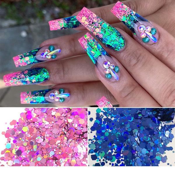 1 box colorful nails powder bling irregular hexagon nail dust sets holo glitter sequins flakes decorat jllupo, Silver;gold
1 box colorful nails powder bling irregular hexagon nail dust sets holo glitter sequins flakes decorat jllupo, Silver;gold