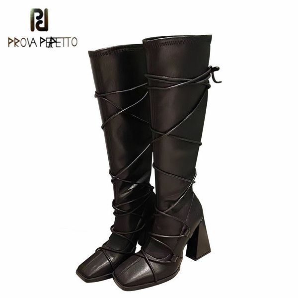 prova perfetto fashion novelty quality genuine leather lace up women's thigh high boots round toe wedges vulcanizedshoes q1104, Black
prova perfetto fashion novelty quality genuine leather lace up women's thigh high boots round toe wedges vulcanizedshoes q1104, Black