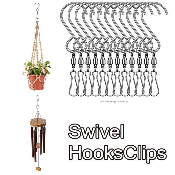hooks & rails metal wind hook bell stainless steel rotating bearing small multi-purpose accessories for pendants
hooks & rails metal wind hook bell stainless steel rotating bearing small multi-purpose accessories for pendants