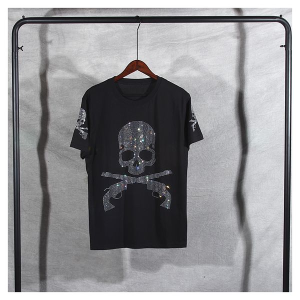 2021 summer new diamond skulls short sleeve t-shirt men's dark house mmj street trend soft cotton couple l5ye, White;black
2021 summer new diamond skulls short sleeve t-shirt men's dark house mmj street trend soft cotton couple l5ye, White;black