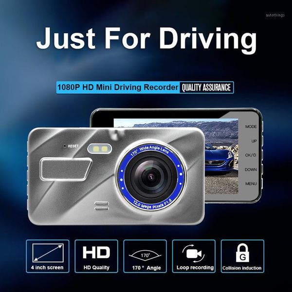 car dvr dash camera rear view dual camera video 1080p full hd 4.0" cycle recording night vision g-sensor wide angle dashcam1
car dvr dash camera rear view dual camera video 1080p full hd 4.0" cycle recording night vision g-sensor wide angle dashcam1