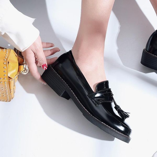 ymechic womens wine red black medium chunky heels slip on patent leather tassel ladies retro casual pumps autumn shoes 21081
ymechic womens wine red black medium chunky heels slip on patent leather tassel ladies retro casual pumps autumn shoes 21081