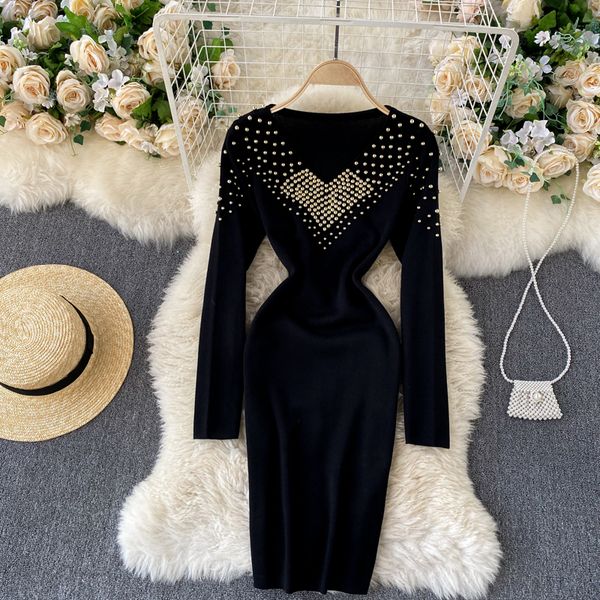 2021 new singreiny chic beading dressed in female mesh retro neck long skinny solid jumper autumn short sweater dress a0ac, Black;gray
2021 new singreiny chic beading dressed in female mesh retro neck long skinny solid jumper autumn short sweater dress a0ac, Black;gray