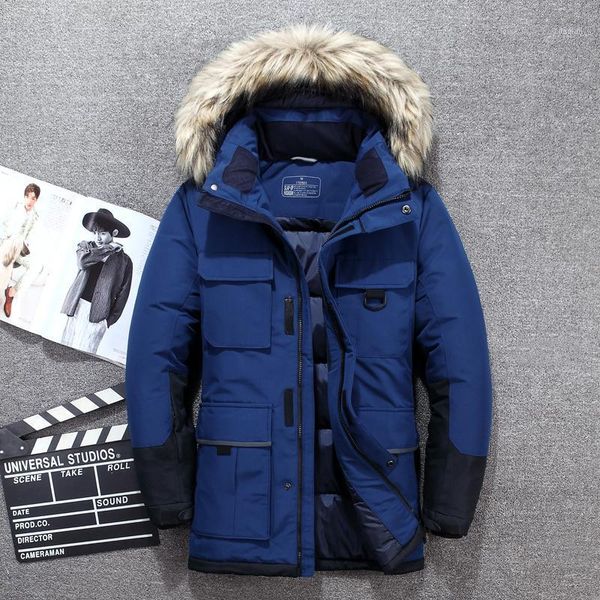 men's down & parkas men's thickened 2021 winter big real fur collar windproof, waterproof and warm parka coat1, Black
men's down & parkas men's thickened 2021 winter big real fur collar windproof, waterproof and warm parka coat1, Black