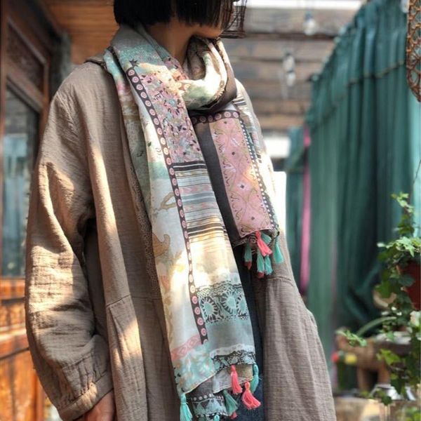 fairynatural print 2021 winter women retro cotton brief scarfs warm ladies vintage shawl clothing scarves, Blue;gray
fairynatural print 2021 winter women retro cotton brief scarfs warm ladies vintage shawl clothing scarves, Blue;gray
