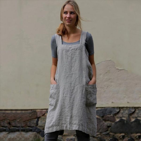 pinafore dress cotton linen pinafore cross apron garden work pinafore dress women square collar suspender dress overall pocket, Black;gray
pinafore dress cotton linen pinafore cross apron garden work pinafore dress women square collar suspender dress overall pocket, Black;gray