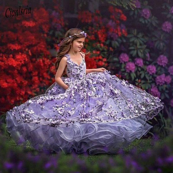gorgeous fluffy flower girl dresses with 3d floral applique lace-up back girls birthday dress v neck toddler pageant gowns 2020, Red;yellow
gorgeous fluffy flower girl dresses with 3d floral applique lace-up back girls birthday dress v neck toddler pageant gowns 2020, Red;yellow