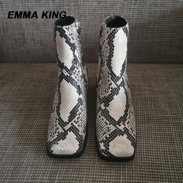 женщины кожа змея шаблон короткие ботильоны площади toe sexy ночной площади пятки подиум подиум женщины boots 2020, Black
женщины кожа змея шаблон короткие ботильоны площади toe sexy ночной площади пятки подиум подиум женщины boots 2020, Black