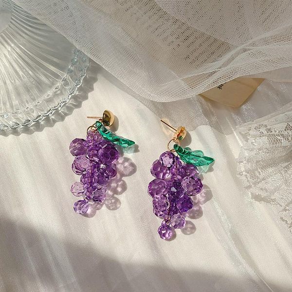 dangle & chandelier 2021 fahion women's earrings fine sweet cute grape shape for women bijoux korean girl party jewelry gifts wholesale, Silver
dangle & chandelier 2021 fahion women's earrings fine sweet cute grape shape for women bijoux korean girl party jewelry gifts wholesale, Silver