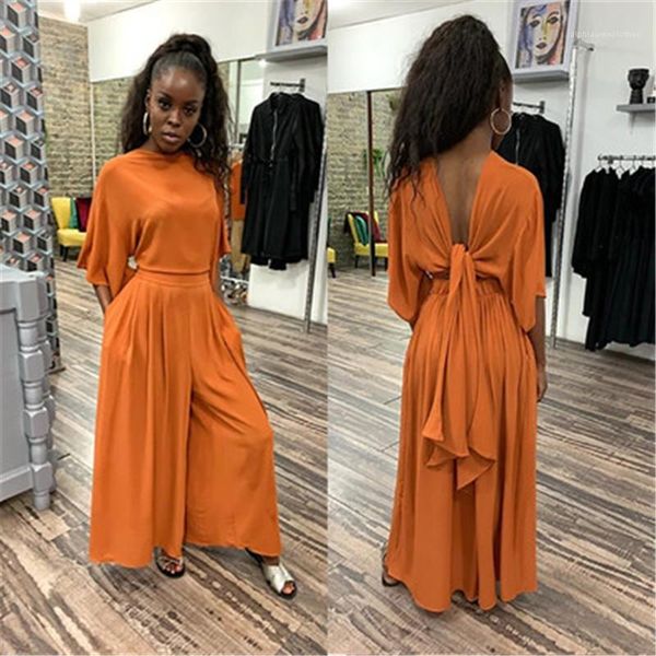 waist casaul half sleeve suits designer summer female round neck trousers 2pcs sets woman pleated loose tracksuits fashion trend mid, Gray
waist casaul half sleeve suits designer summer female round neck trousers 2pcs sets woman pleated loose tracksuits fashion trend mid, Gray