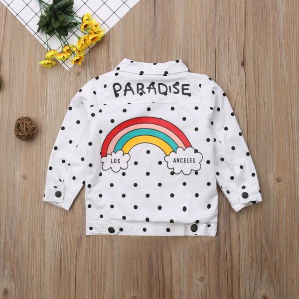toddler kids baby girls boys polka dot rainbow print cotton long sleeve outerwear coat jacket clothes, Blue;gray
toddler kids baby girls boys polka dot rainbow print cotton long sleeve outerwear coat jacket clothes, Blue;gray
