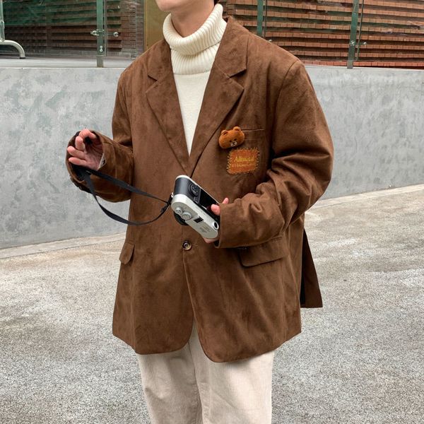 2021 new privathinker men's casual oversize jackets 2021 new women's bear graphic printed suit korean college male jacket coat d64, Black;brown
2021 new privathinker men's casual oversize jackets 2021 new women's bear graphic printed suit korean college male jacket coat d64, Black;brown