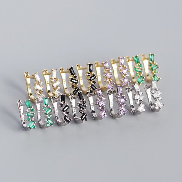 100% 925 sterling silver irregular cz zircon stud earrings for women geometric hoop earring oorbellen boucle d'oreille, Golden;silver
100% 925 sterling silver irregular cz zircon stud earrings for women geometric hoop earring oorbellen boucle d'oreille, Golden;silver