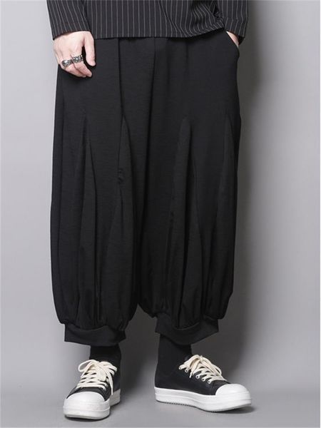 men's pants japanese dark black hip-hop harem low-end nine-point loose pleated bloomers casual wide-leg trend
men's pants japanese dark black hip-hop harem low-end nine-point loose pleated bloomers casual wide-leg trend