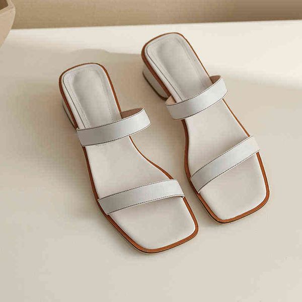 genuine leather open toe outside slides women sandals 2021 summer women shoes modern slippers lady mules y220221, Black
genuine leather open toe outside slides women sandals 2021 summer women shoes modern slippers lady mules y220221, Black