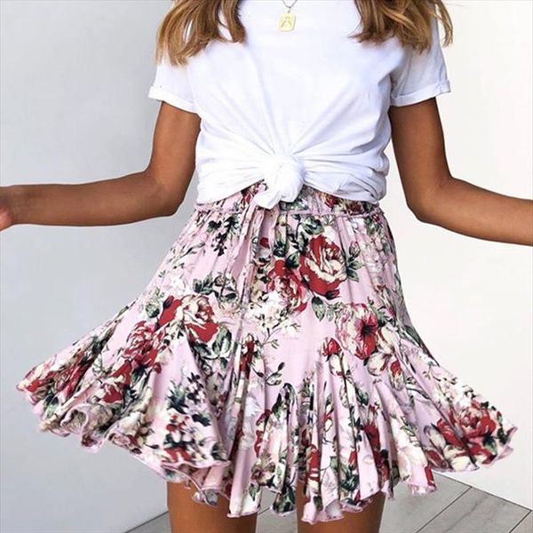 print summer women skirt 2020 fashion wave point high waist mini skirt holiday bohemian belt short pleated female cdr1681, Black
print summer women skirt 2020 fashion wave point high waist mini skirt holiday bohemian belt short pleated female cdr1681, Black