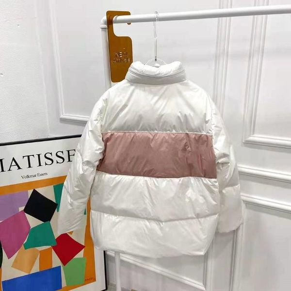 women's down & parkas style back jacket with letter print and contrast color hooded white duck fashion warm female, Black
women's down & parkas style back jacket with letter print and contrast color hooded white duck fashion warm female, Black