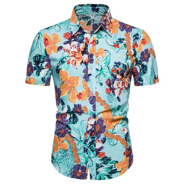 men's casual shirts fashion print button down short sleeve hawaiian shirt beach holiday slim fit party, White;black
men's casual shirts fashion print button down short sleeve hawaiian shirt beach holiday slim fit party, White;black