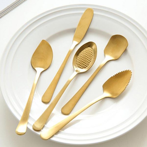 retro gold shovel coffee spoon stainless steel dessert spoon watermelon ice cream tip shovel round kitchen
retro gold shovel coffee spoon stainless steel dessert spoon watermelon ice cream tip shovel round kitchen