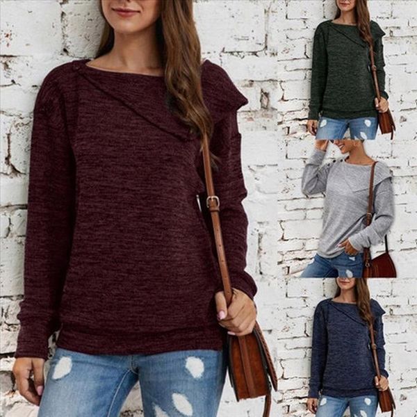 fashion design buttons blouse long sleeve women casual o neck solid colors loose blouse fall clothes for women, White
fashion design buttons blouse long sleeve women casual o neck solid colors loose blouse fall clothes for women, White