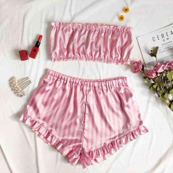 womens pajamas female home clothes sleepwear camis female nightwear pour femmes pijamas lace trim satin cami and striped shorts, Black;red
womens pajamas female home clothes sleepwear camis female nightwear pour femmes pijamas lace trim satin cami and striped shorts, Black;red