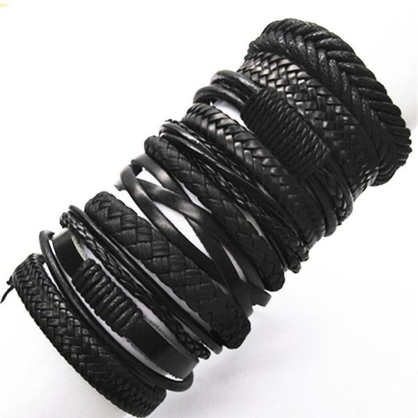 10pcs/set black brown woven new fashion handmade men bracelets male women leather bracelet men bangle wholesale jewe jlljeg, Golden;silver
10pcs/set black brown woven new fashion handmade men bracelets male women leather bracelet men bangle wholesale jewe jlljeg, Golden;silver