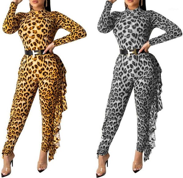 fashion women leopard print long sleeve jumpsuit turtle neck slim fit ruffled bodycon playsuit club party1, Black;white
fashion women leopard print long sleeve jumpsuit turtle neck slim fit ruffled bodycon playsuit club party1, Black;white