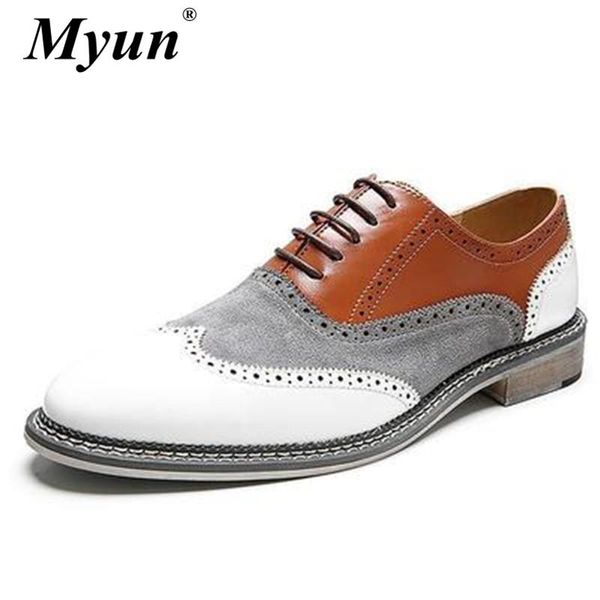 genuine leather oxford shoes men brogues shoes lace-up pointed toe bullock style wedding dress male formal business, Black
genuine leather oxford shoes men brogues shoes lace-up pointed toe bullock style wedding dress male formal business, Black