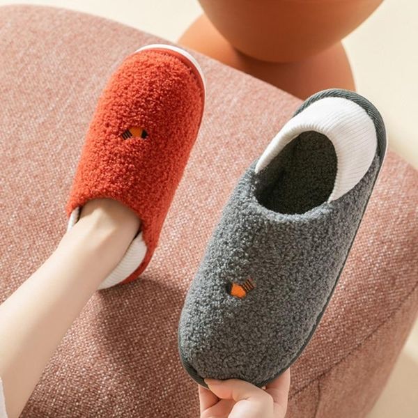 slippers classic men and women slipper winter warm fur house indoor non-slip mules flat heel home bedroom male, Black
slippers classic men and women slipper winter warm fur house indoor non-slip mules flat heel home bedroom male, Black