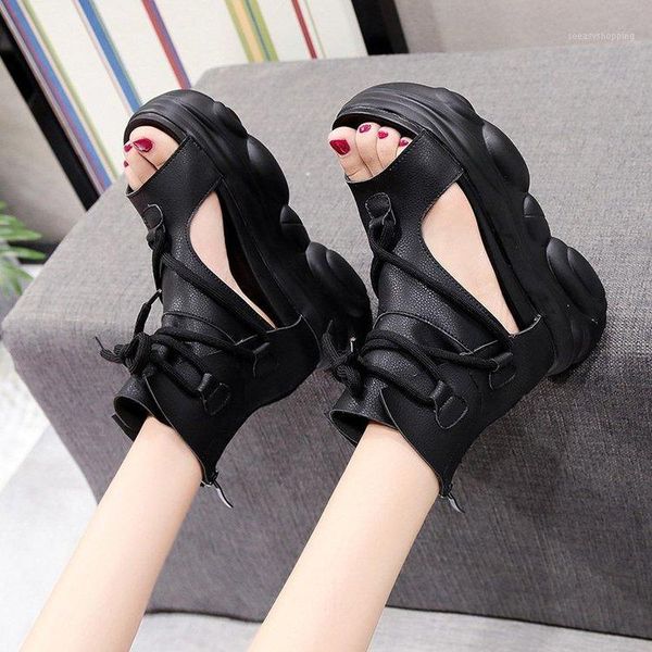 2020 summer high heel sandal for women sandals straps sale of women's shoes wedge all-match espadrilles platform muffins1, Black
2020 summer high heel sandal for women sandals straps sale of women's shoes wedge all-match espadrilles platform muffins1, Black